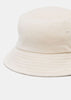 Cream Velour Bucket Hat