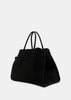 Suede Black Soft Margaux 17 Tote Bag