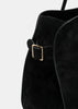 Suede Black Soft Margaux 17 Tote Bag