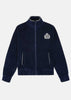 Navy Cream NY Crest Velour Track Jacket