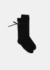 Black Pearl-Embellished Socks