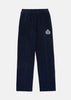 Navy Cream NY Crest Velour Track Pants