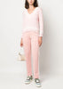 Pink SRC Cableknit Sweater