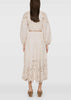 Cream Wylie Embroidered Billow Dress