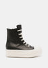 Black/Milk Mega Bumper High Top Sneakers