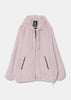 Pink Faux Fur Hooded Jacket