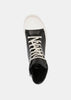 Black/Milk Mega Bumper High Top Sneakers