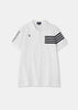 White Striped Polo Shirt