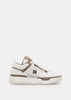 White/Brown MA1 Panelled Sneakers