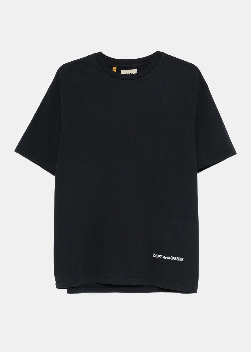 Washed Logo Tee Washed Black French Micro Logo Tee | LEISURE CENTER