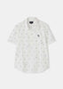 White Pinstriped Polo Shirt