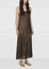 Dark Brown Anaya Midi Dress