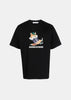Black Dressed Fox Print T-Shirt