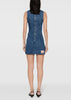 Blue Deadstock Denim Mini Dress