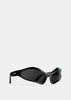 Black Fennec Oval Sunglasses