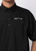 Black Coolmax Eco Seersucker Birdseye Polo Shirt