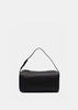 Black 90s Leather Tote Bag