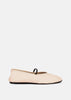 Milk Elastic Ballet Shoes