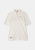 White Coolmax Eco Seersucker Birdseye Polo Shirt