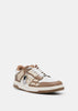 Brown/White Skel Top Low Sneakers