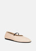 Milk Elastic Ballet Shoes