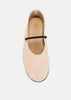Milk Elastic Ballet Shoes
