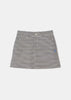 Grey Deformed Tricot Jacquard Skirt