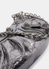Silver Le Cagole Mini Bag With Chain