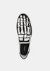 Black/White Skel Top Slip On Sneakers