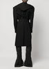 Black Lido Tatlin Belted Hooded Coat