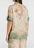 Khaki Floral August Short Sleeve Shirt