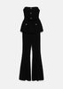 Black Stretch Crepe Jumpsuit