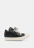 Black/Milk Jumbo Laced Padded Low Sneakers