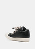 Black/Milk Jumbo Laced Padded Low Sneakers