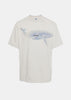 Grey Whale-Print T-Shirt