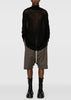 Black Shroud Open-Knit Jumper