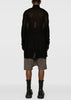 Black Shroud Open-Knit Jumper