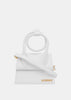 White 'Le Chiquito Noeud' Coiled Bag