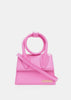 Pink 'Le Chiquito Noeud' Coiled Bag