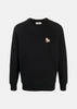Black Chillax Fox Patch Classic Sweatshirt