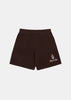 Chocolate Vendome Cashmere Shorts