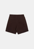 Chocolate Vendome Cashmere Shorts