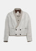 Off-white Double Breasted Kimono Jacket