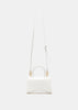 White Hourglass XS Top Handle Bag