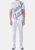 White Kanoko Short Sleeve High Neck T-shirt