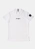 White Short Sleeve High Neck T-shirt