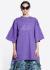 Purple Bébé Worn-Out Oversized T-Shirt