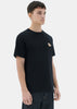 Black Chillax Fox Patch T-Shirt