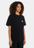 Black Chillax Fox Patch T-Shirt