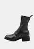 Black PL2 Front Zip Boots